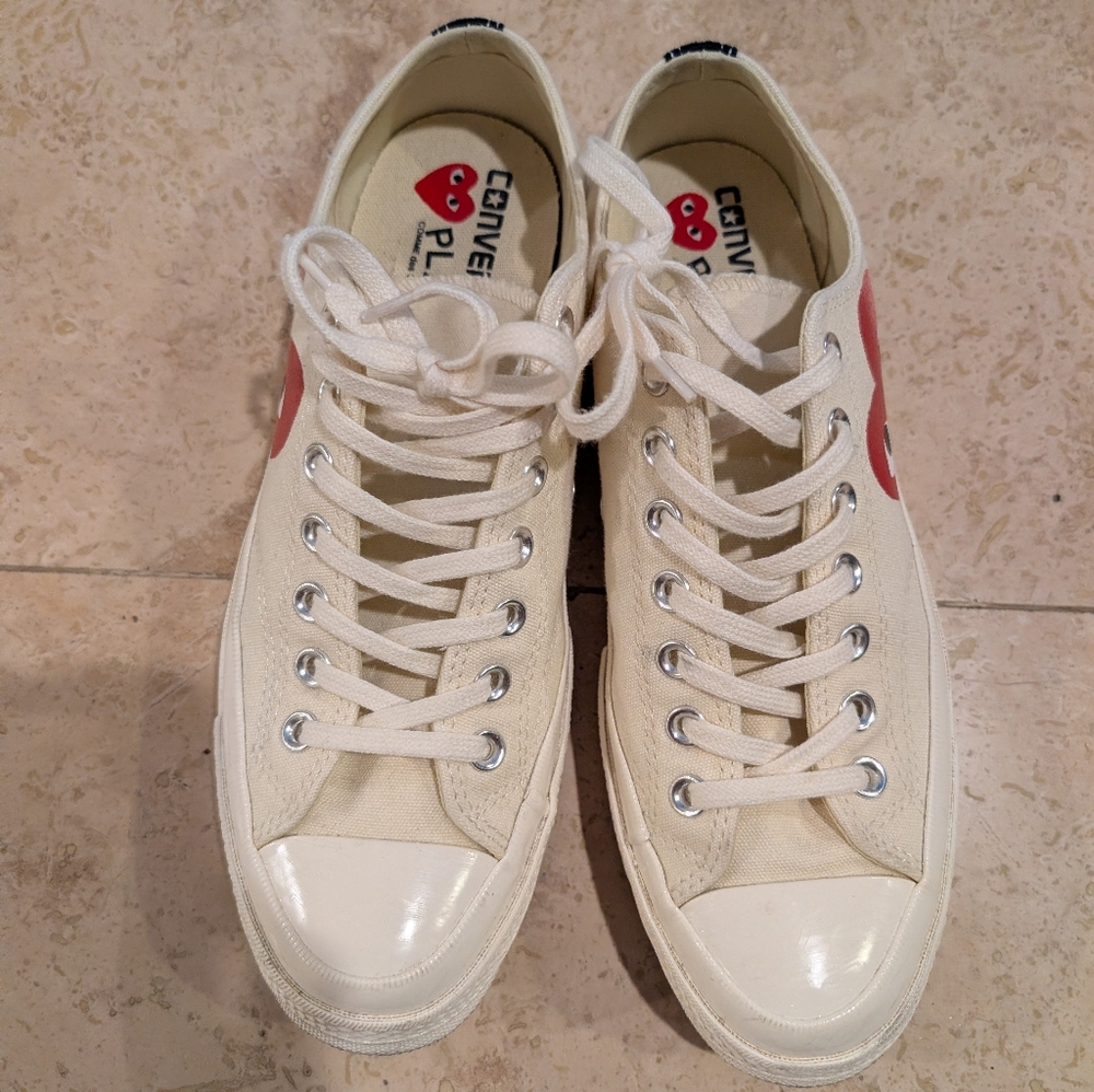 Converse Comme Des Garcons Off-White Sneakers